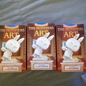 Highly Collectable Monsters Art series. Discontinued Popmart Authentic bundle-3